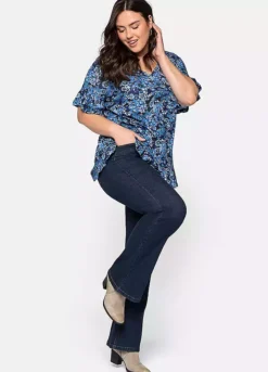 Sheego 5-pocket Bootcut Jeans