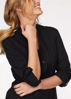 Aniston Long Pleated Front Blouse