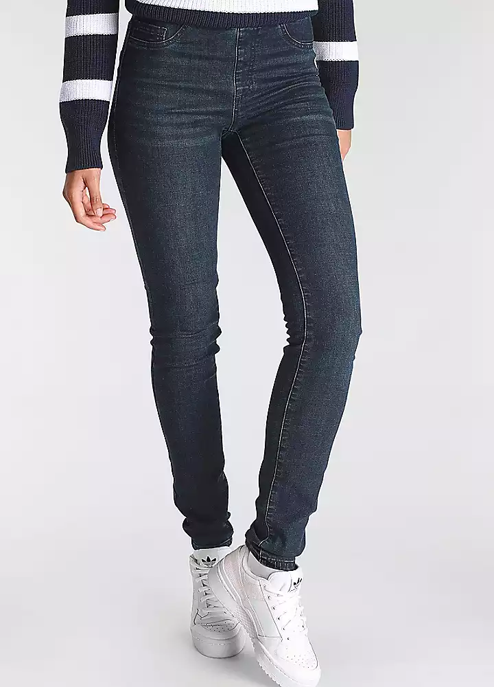 Arizona High Waist Denim Skinny Fit Jeggings 4 Arizona High Waist Denim Skinny Fit Jeggings - Image 2