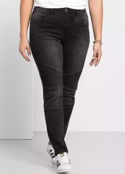 Sheego Biker Style Super Stretch Jeans 12 Sheego Biker Style Super Stretch Jeans -Cheap Ward Aunt Store Biker Style Super Stretch Jeans56G881FRSB