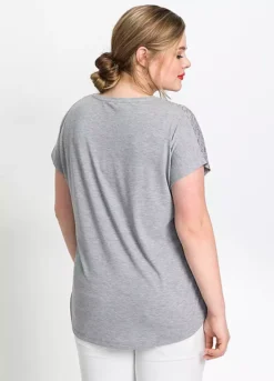 Butterfly Print T-Shirt -Cheap Ward Aunt Store Butterfly Print T Shirt976042FRSB W01