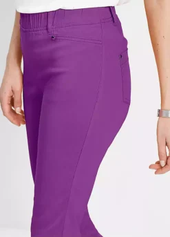 Elasticated Capri Pants -Cheap Ward Aunt Store Elasticated Capri Pants955921FRSP W02