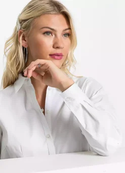 Extra Long Tunic Blouse -Cheap Ward Aunt Store Extra Long Tunic Blouse916443FRSP W02