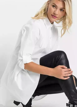 Extra Long Tunic Blouse -Cheap Ward Aunt Store Extra Long Tunic Blouse916443FRSP W03