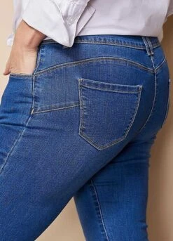 Feel Good Lift & Sculpt Isla Skinny Jeans Mid Blue