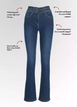 Feel Good Lift & Sculpt Mia Bootcut Jeans Blue -Cheap Ward Aunt Store Feel Good Lift Sculpt Mia Bootcut Jeans Blue31E377FRSC