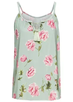 Floral Print Cami -Cheap Ward Aunt Store Floral Print Cami975680FRSC