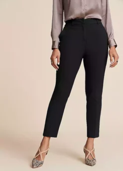 Freemans Black Tapered Trousers