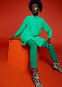 Freemans Green Hanky Hem Shirt -Cheap Ward Aunt Store Freemans Green Hanky Hem Shirt20C215FRSP W06