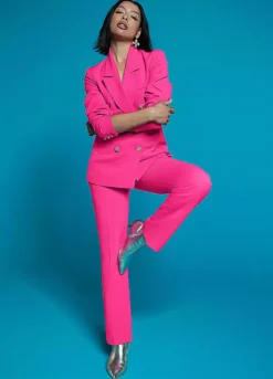 Freemans Pink Straight Leg Trousers