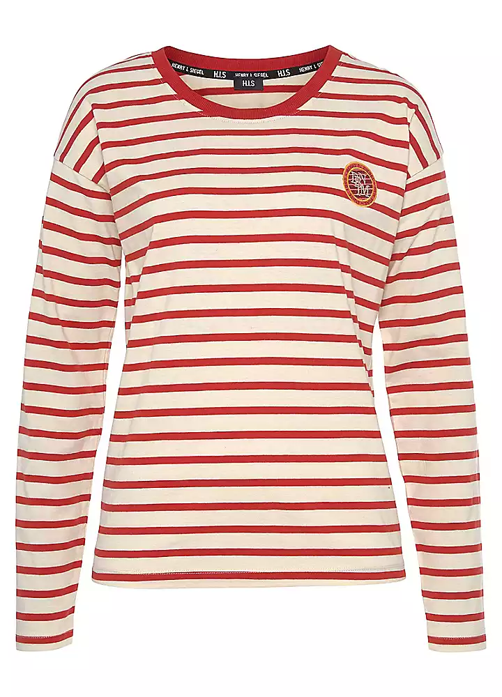 H.I.S Striped Long Sleeve Top 3 H.I.S Striped Long Sleeve Top