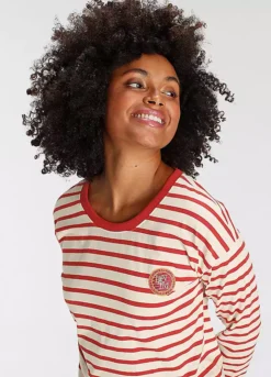 H.I.S Striped Long Sleeve Top 7 H.I.S Striped Long Sleeve Top -Cheap Ward Aunt Store H.I.S Striped Long Sleeve Top21550834FRSP W02