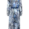 Kaleidoscope Print Longline Kaftan 1 Kaleidoscope Print Longline Kaftan -Cheap Ward Aunt Store Kaleidoscope Print Longline Kaftan99R238FRSC W01
