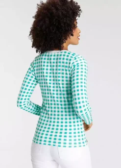 KangaROOS Check Long Sleeve Top -Cheap Ward Aunt Store KangaROOS Check Long Sleeve Top99789433FRSP W01