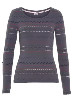 KangaROOS Zig Zag Long Sleeve Top -Cheap Ward Aunt Store KangaROOS Zig Zag Long Sleeve Top20735419FRSC