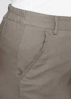 Loose Linen Blend Trousers -Cheap Ward Aunt Store Loose Linen Blend Trousers909672FRSB W02