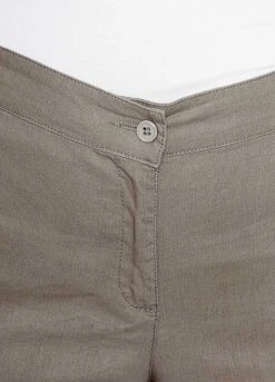 Loose Linen Blend Trousers -Cheap Ward Aunt Store Loose Linen Blend Trousers909672FRSB W03