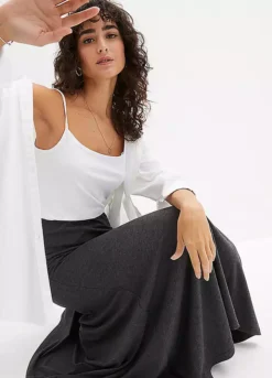 Maxi Jersey Skirt -Cheap Ward Aunt Store Maxi Jersey Skirt958192FRSB W01