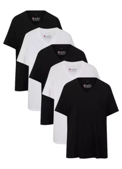 Pack Of 5 Essential V-Neck Tees -Cheap Ward Aunt Store Pack of 5 Essential V Neck Tees950158FRSC