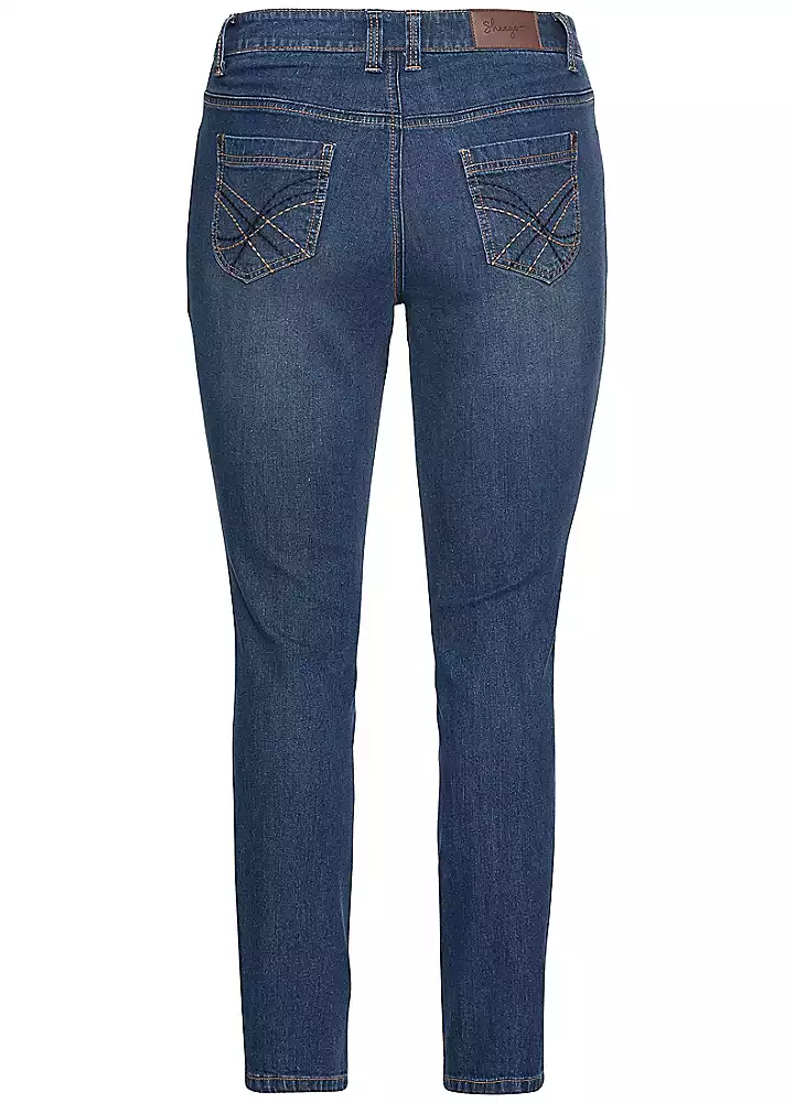 Sheego 5 Pocket Style Skinny Jeans 5 Sheego 5 Pocket Style Skinny Jeans - Image 3