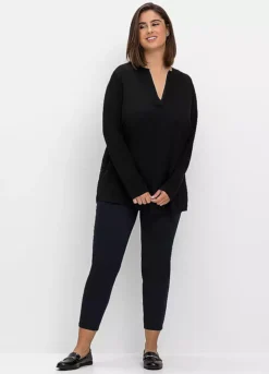 Sheego Cropped Leg Trousers