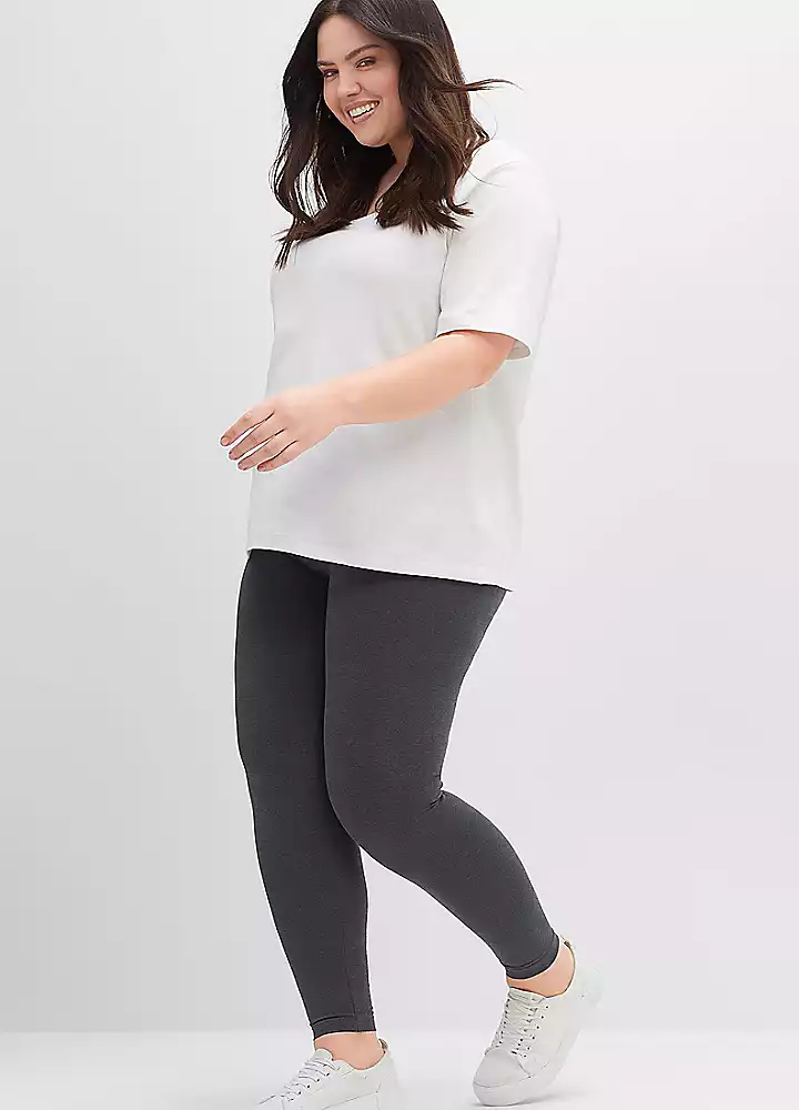 Sheego Elasticated Waist Leggings 4 Sheego Elasticated Waist Leggings - Image 2