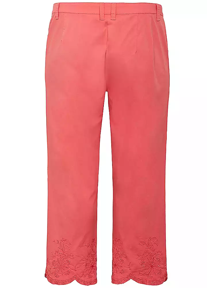 Sheego Embroidered Hem Trousers 5 Sheego Embroidered Hem Trousers - Image 3