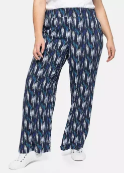 Sheego Printed Trousers -Cheap Ward Aunt Store Sheego Printed Trousers78K978FRSP
