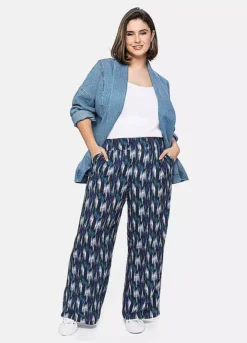 Sheego Printed Trousers -Cheap Ward Aunt Store Sheego Printed Trousers78K978FRSP W05