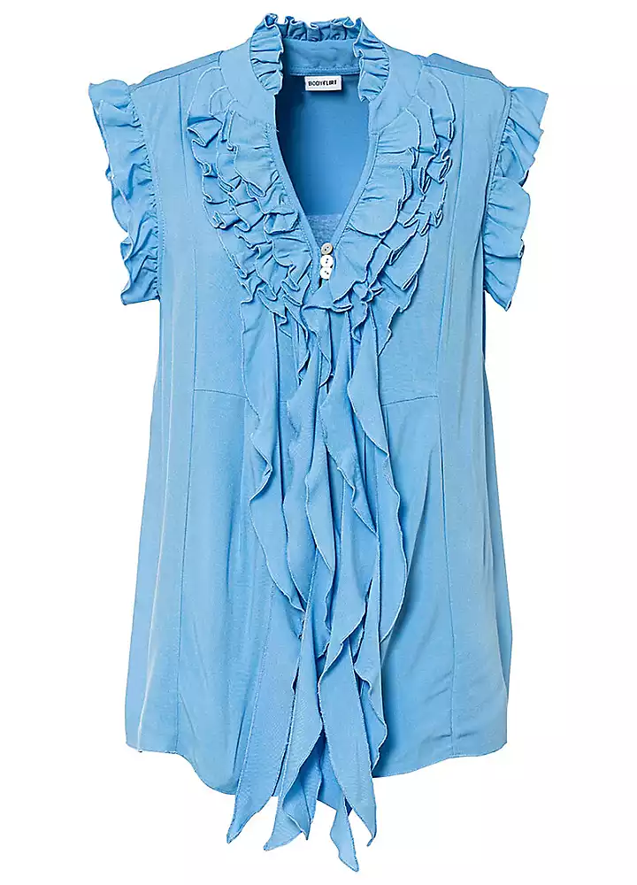 Sleeveless Flounced Top 5 Sleeveless Flounced Top - Image 3