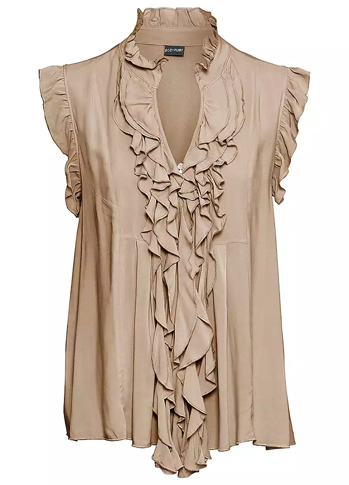 Sleeveless Flounced Top 11 Sleeveless Flounced Top - Image 9