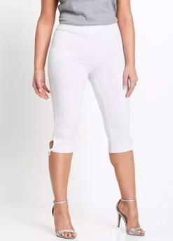 Cheap Ward Aunt Store -Cheap Ward Aunt Store Tie Hem Cropped Leggings953188FRSB