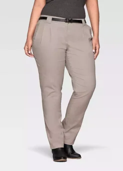 Turn-Up Stretch Cotton Chinos