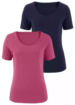 Vivance Pack Of 2 T-Shirts -Cheap Ward Aunt Store Vivance Pack of 2 T Shirts311827FRSC