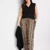 Wide Leg Palazzo Pants -Cheap Ward Aunt Store Wide Leg Palazzo Pants945872FRSB W04