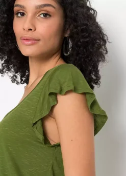 Bonprix Button Collar Top -Cheap Ward Aunt Store bonprix Button Collar Top930181FRSP W02