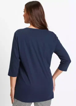 Bonprix Cropped Sleeve Jersey Tunic -Cheap Ward Aunt Store bonprix Cropped Sleeve Jersey Tunic935729FRSB W01