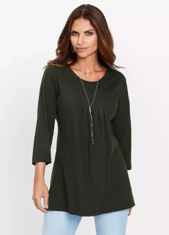 Bonprix Cropped Sleeve Jersey Tunic -Cheap Ward Aunt Store bonprix Cropped Sleeve Jersey Tunic943469FRSP