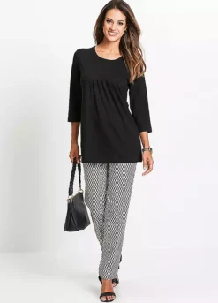 Bonprix Cropped Sleeve Jersey Tunic -Cheap Ward Aunt Store bonprix Cropped Sleeve Jersey Tunic945621FRSP W04