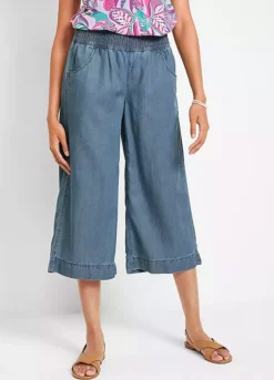 Bonprix Elasticated Waist Wide Leg Culottes -Cheap Ward Aunt Store bonprix Elasticated Waist Wide Leg Culottes969423FRSP
