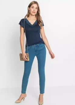 Bonprix Lace Trim Top -Cheap Ward Aunt Store bonprix Lace Trim Top962312FRSP W04