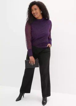 Bonprix Net Sleeve Top