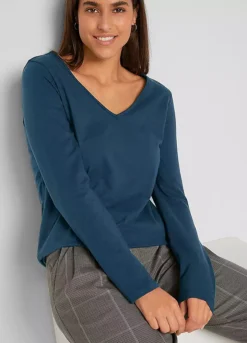 Bonprix Pack Of 2 V-Neck Tops 12 Bonprix Pack Of 2 V-Neck Tops -Cheap Ward Aunt Store bonprix Pack of 2 V Neck Tops943685FRSP W04