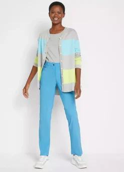 Bonprix Slim Fit Bengaline Trousers -Cheap Ward Aunt Store bonprix Slim Fit Bengaline Trousers978255FRSP W04