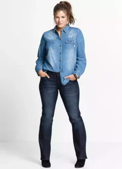 Bonprix Stretchy Bootcut Jeans -Cheap Ward Aunt Store bonprix Stretchy Bootcut Jeans965462FRSB W04