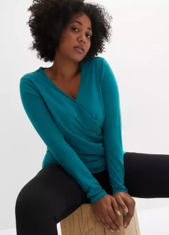 Bonprix V-Neck Cotton Top -Cheap Ward Aunt Store bonprix V Neck Cotton Top939723FRSB