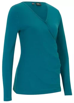Bonprix V-Neck Cotton Top -Cheap Ward Aunt Store bonprix V Neck Cotton Top939723FRSC