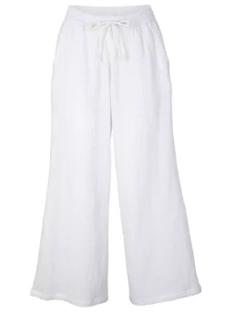 Bonprix Wide Leg Cotton Palazzo Trousers -Cheap Ward Aunt Store bonprix Wide Leg Cotton Palazzo Trousers975972FRSC