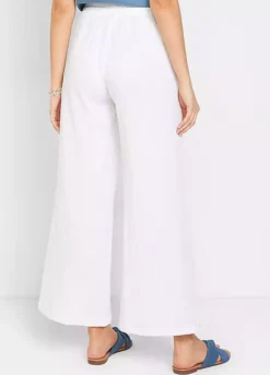 Bonprix Wide Leg Cotton Palazzo Trousers -Cheap Ward Aunt Store bonprix Wide Leg Cotton Palazzo Trousers975972FRSP W01