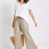 Bonprix Wide Leg Cotton Palazzo Trousers -Cheap Ward Aunt Store bonprix Wide Leg Cotton Palazzo Trousers979438FRSP W04